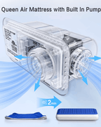 Xsleep Queen Air Mattress with Built-in Pump